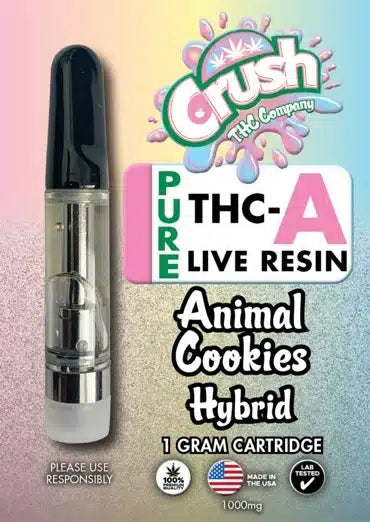 Crush PURE THCA Live Resin - 1 gram Cartridges