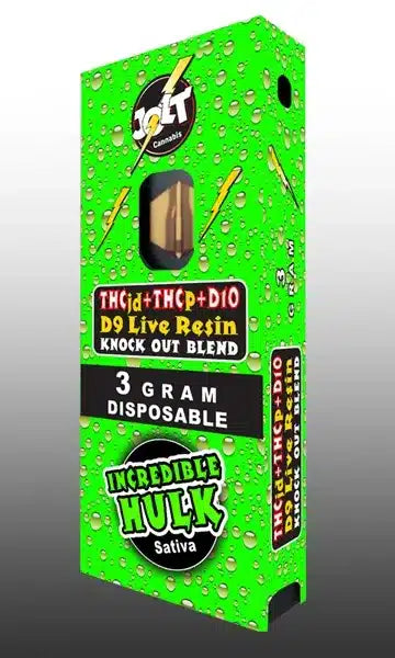 Jolt 3g Disposables with D9 Live Resin